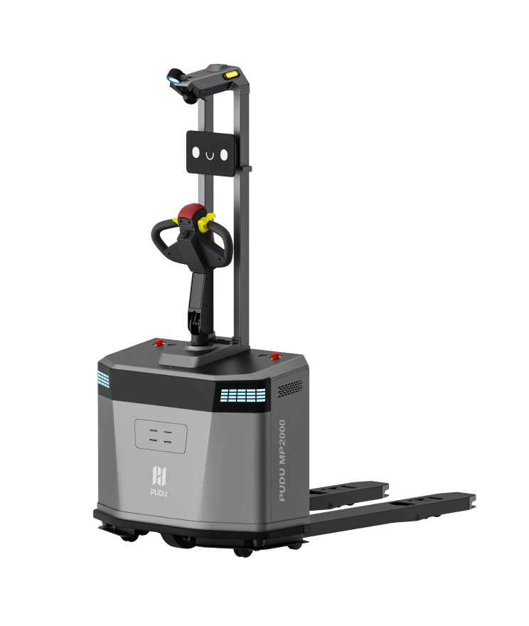 Pudu MP2000, transpalette autonome 2 tonnes, Robot Manutention Versailles Île-de-France